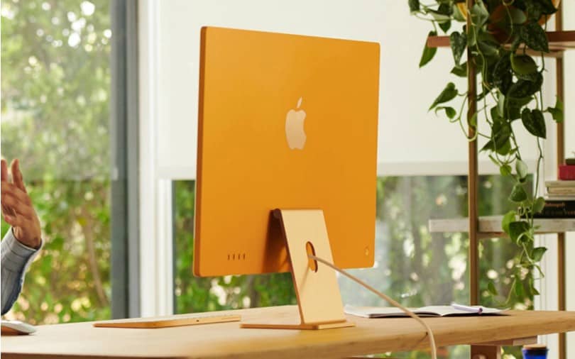 Screenshot iMac M Apple presente son PC avec ecran K clavier Touch ID et plein de coloris