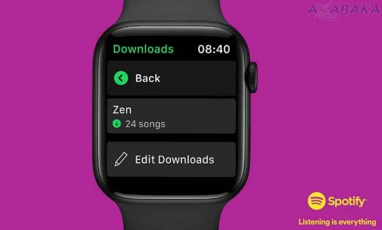 spotify apple watch