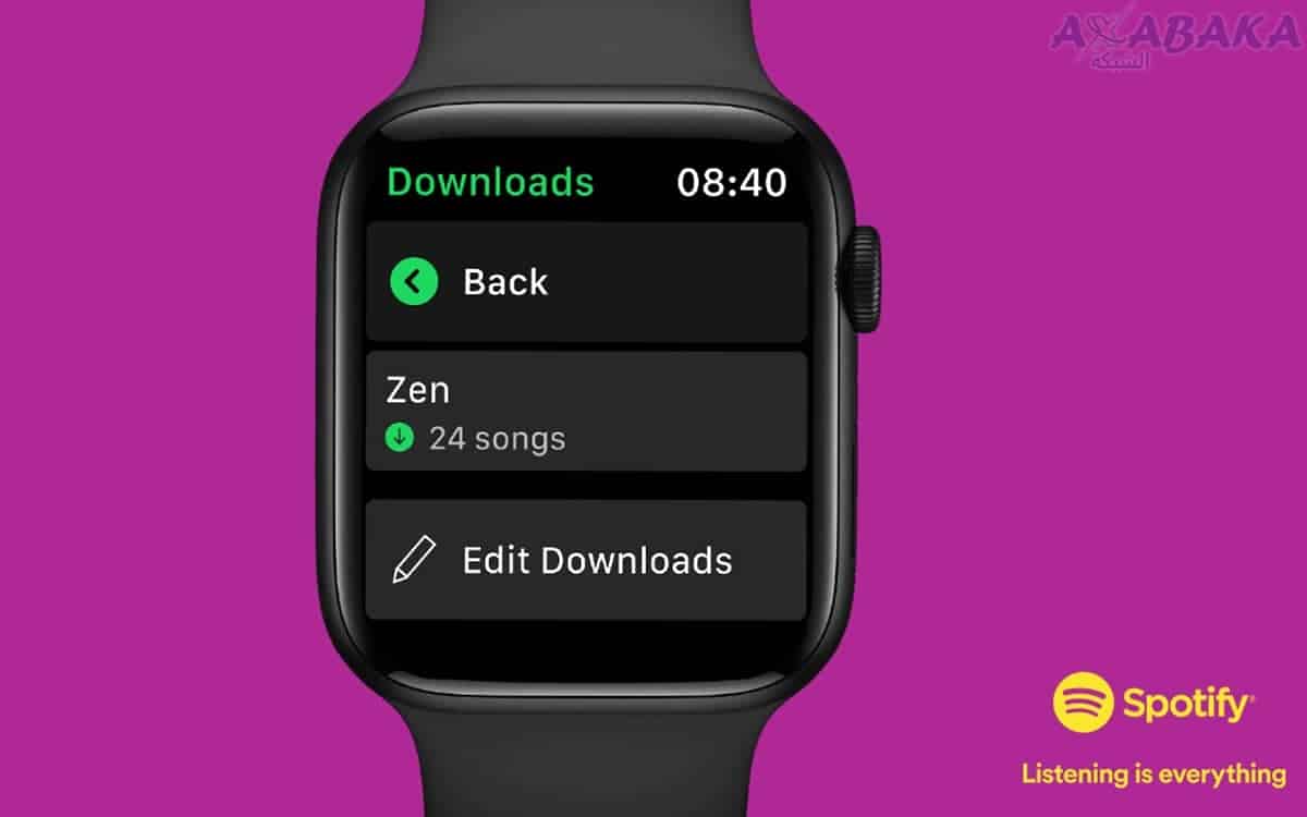 spotify apple watch