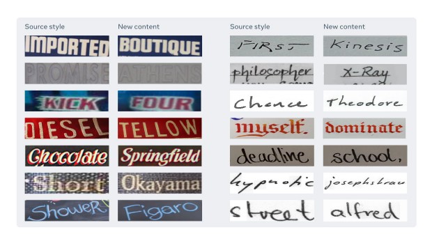 Screenshot at Facebook a developpe une IA capable dimiter le style dune ecriture manuscrite