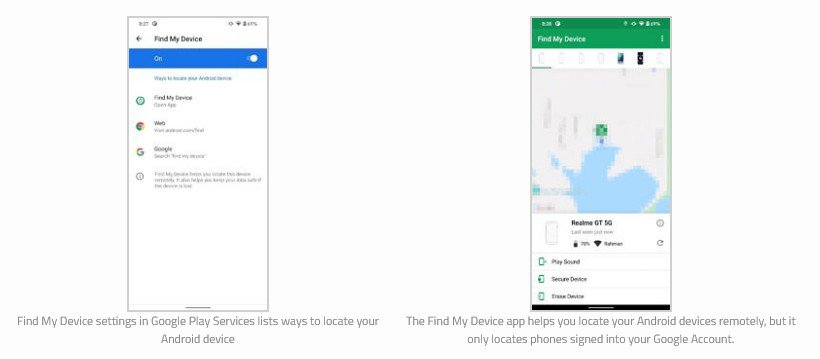 Screenshot at Google may be working on an Android version of Apples Find My network