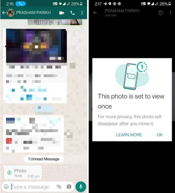 Screenshot at WhatsApp gives you a new reason to ditch Snapchat