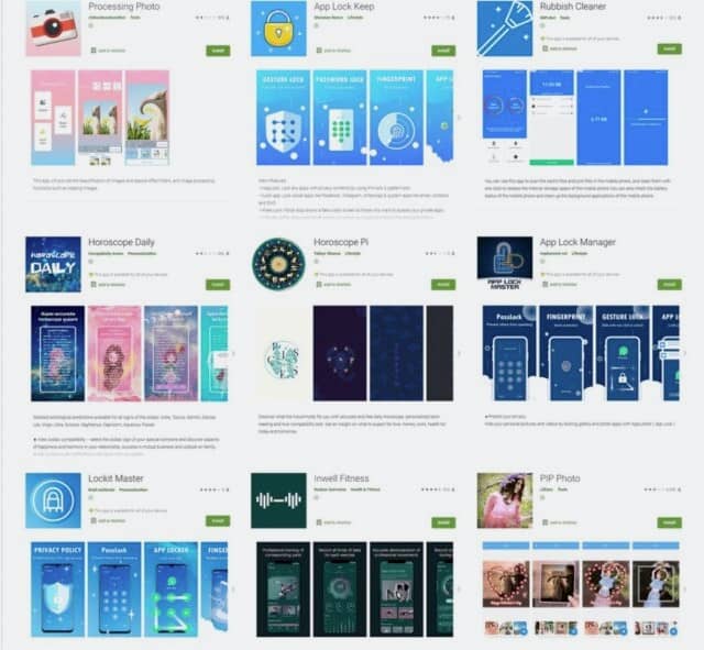 Screenshot at Apps with million Google Play downloads stole users Facebook passwords