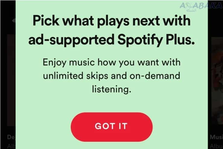 Screenshot at Spotify is testing a less restrictive ad supported tier costing a month