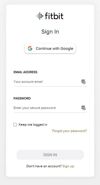 Screenshot at All Fitbit users will require a Google account by