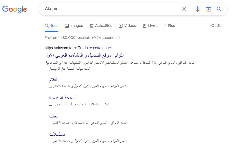 Akoam Recherche Google