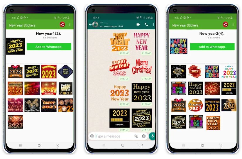 ملصقات رأس السنة ميلادية التطبيقات على Google Play
