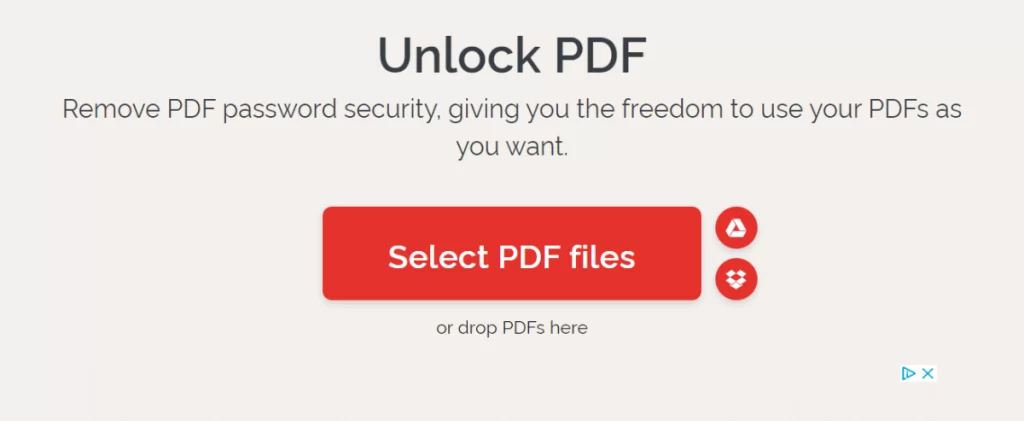 ilovepdf unlock pdf