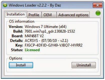 دانلود Windows Loader v by DAZ نسخه
