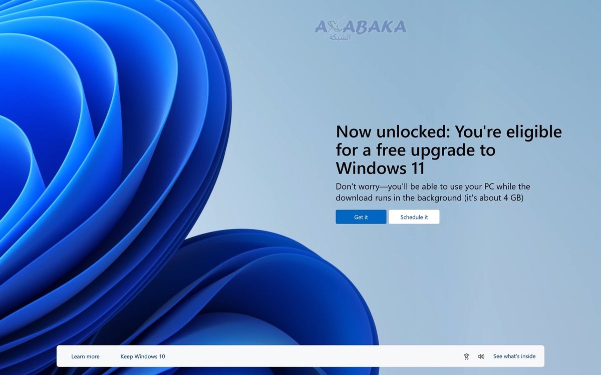 Windows upgrade popup one