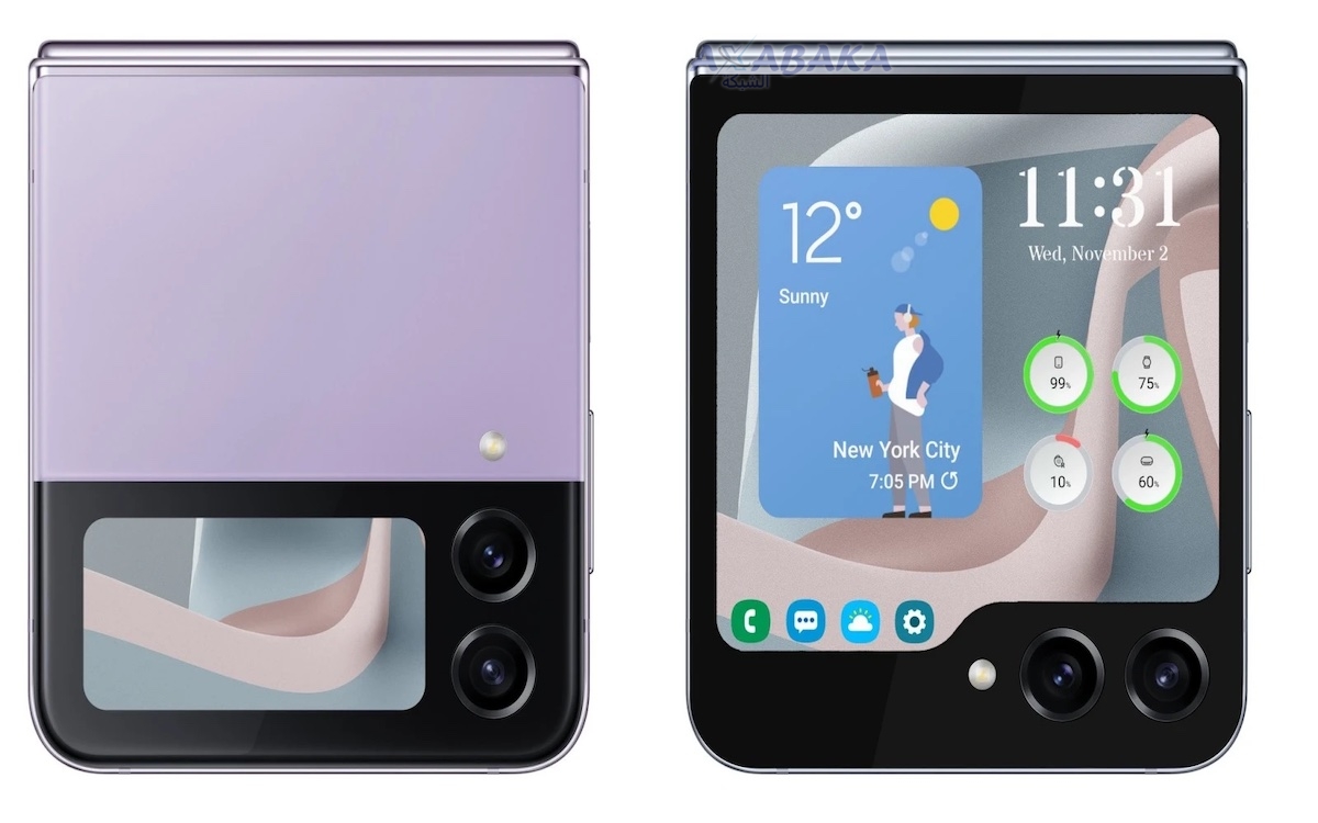 Samsungs Galaxy Z Flip cover screen sounds like a big beaut in exclusive new leak copie