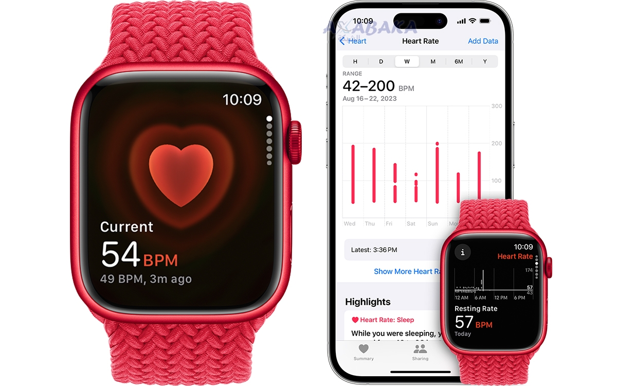 Apple Watch rythme cardiaque